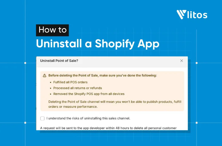 how to uninstall shopify app