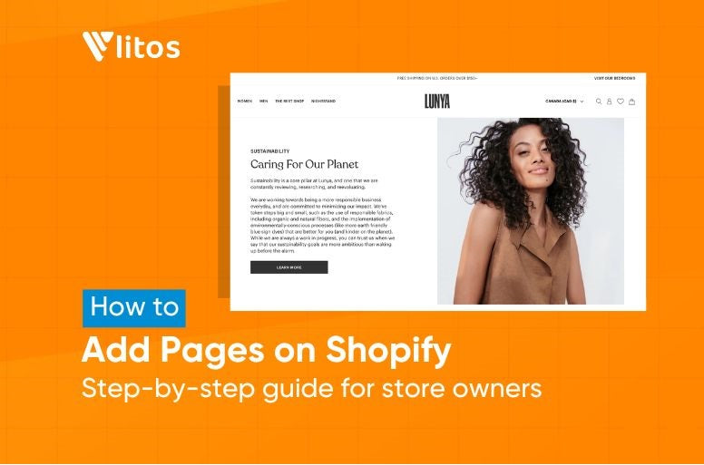 how to add pages on shopify