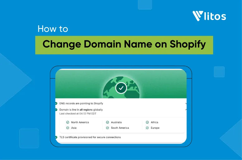 how to change domain name on shopify