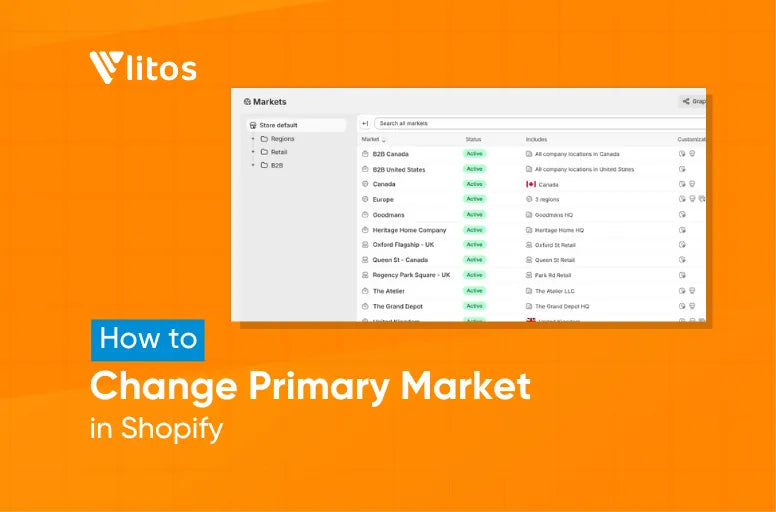 how to change primary market shopify
