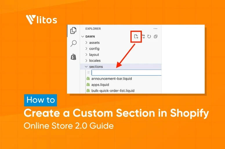 how to create a custom section in shopify