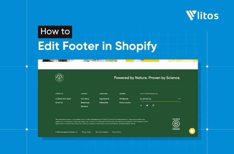 how to edit footer in shopify