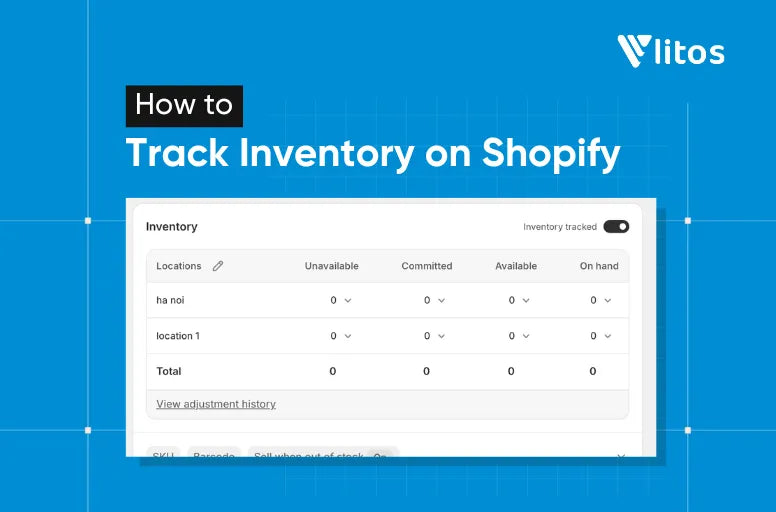 how to track inventory on shopify
