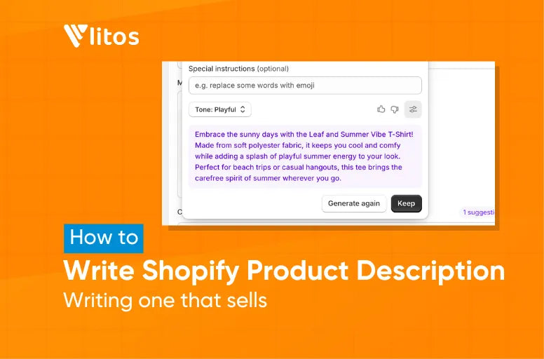 shopify product description