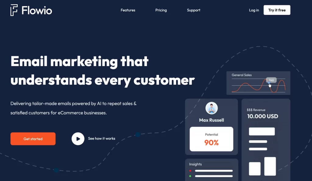 Flowio Email Marketing, Pop Up