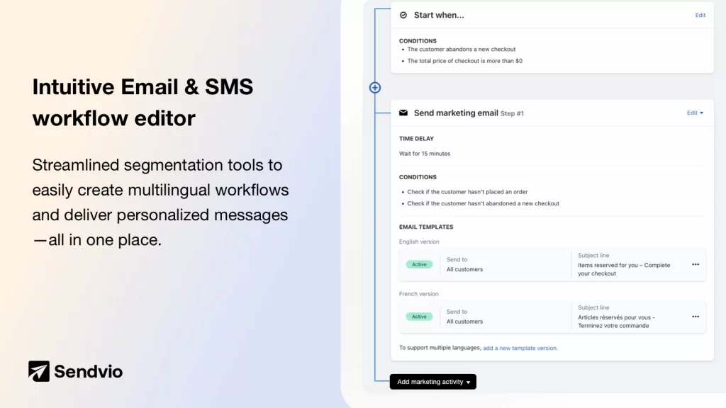 Sendvio: Email Marketing & SMS