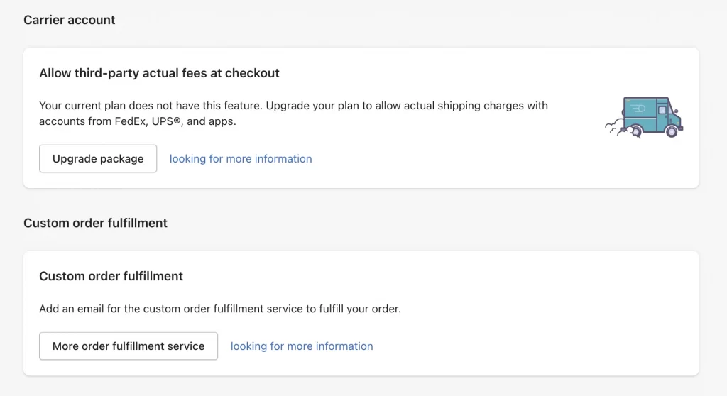 Shopify Shipping Carrier