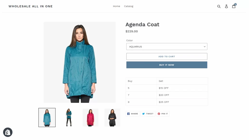 Wholesale ‑ All in one