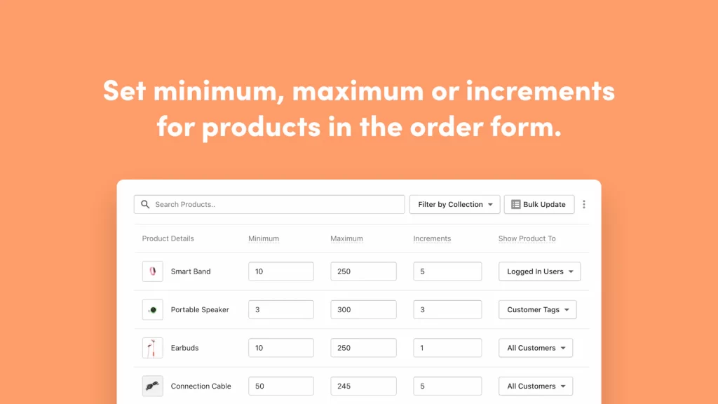 WSH Order Form & ReOrder