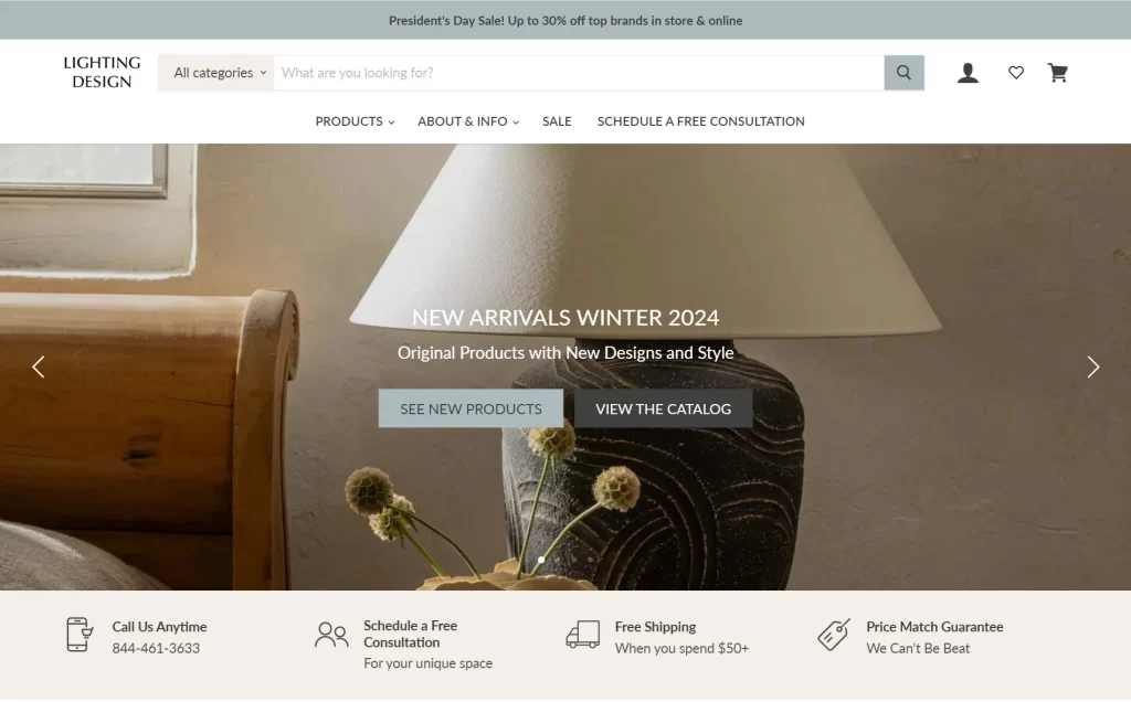 Lighting Design - Empire Theme Store Example