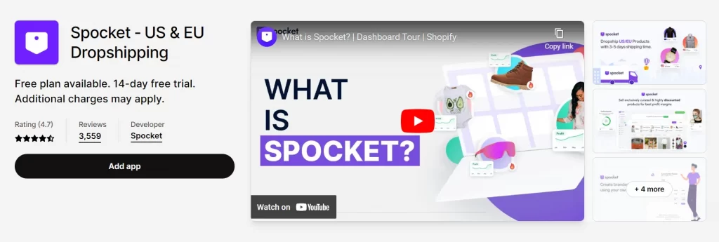 Spocket - US & EU Dropshipping