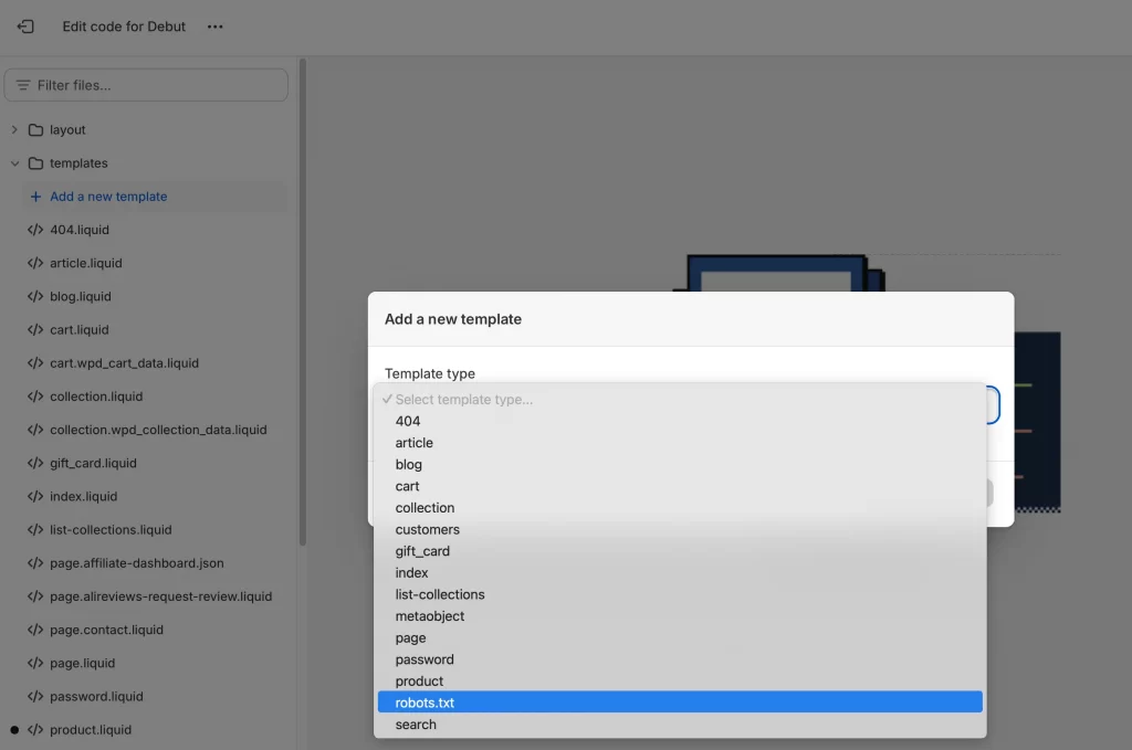 choose where to add html to shopify
