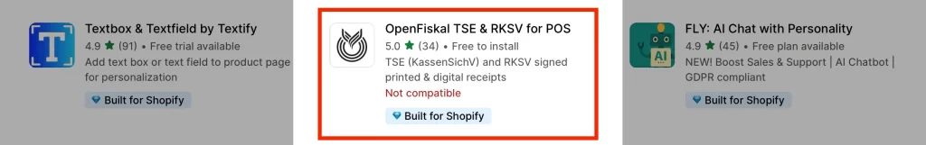 11 apps not support for shopify store
