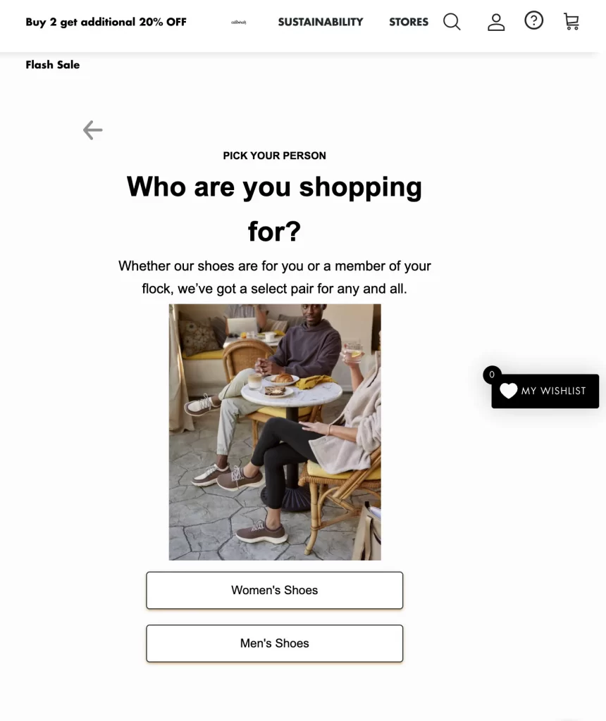 2 allbirds personalized quizzes
