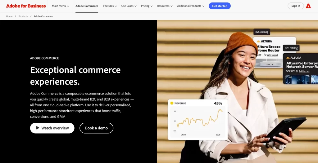 2 magento enterprise homepage