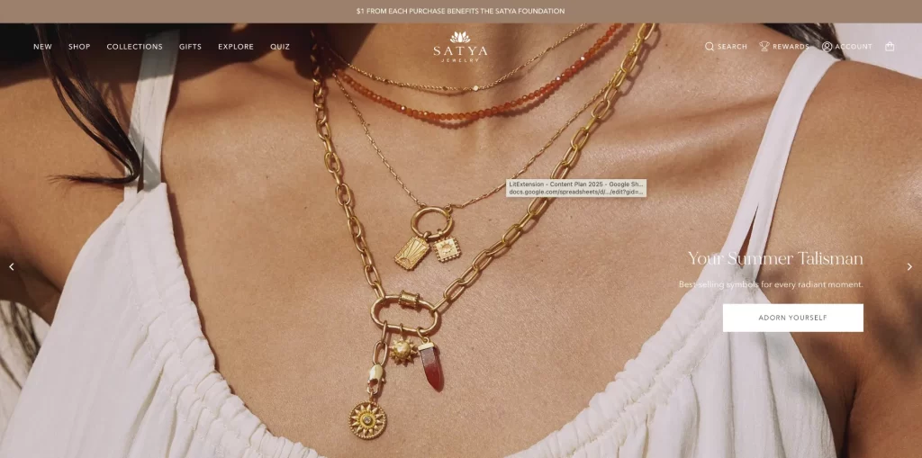 satya jewelry