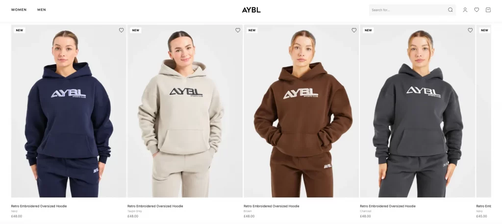 acitvewear and workout gear