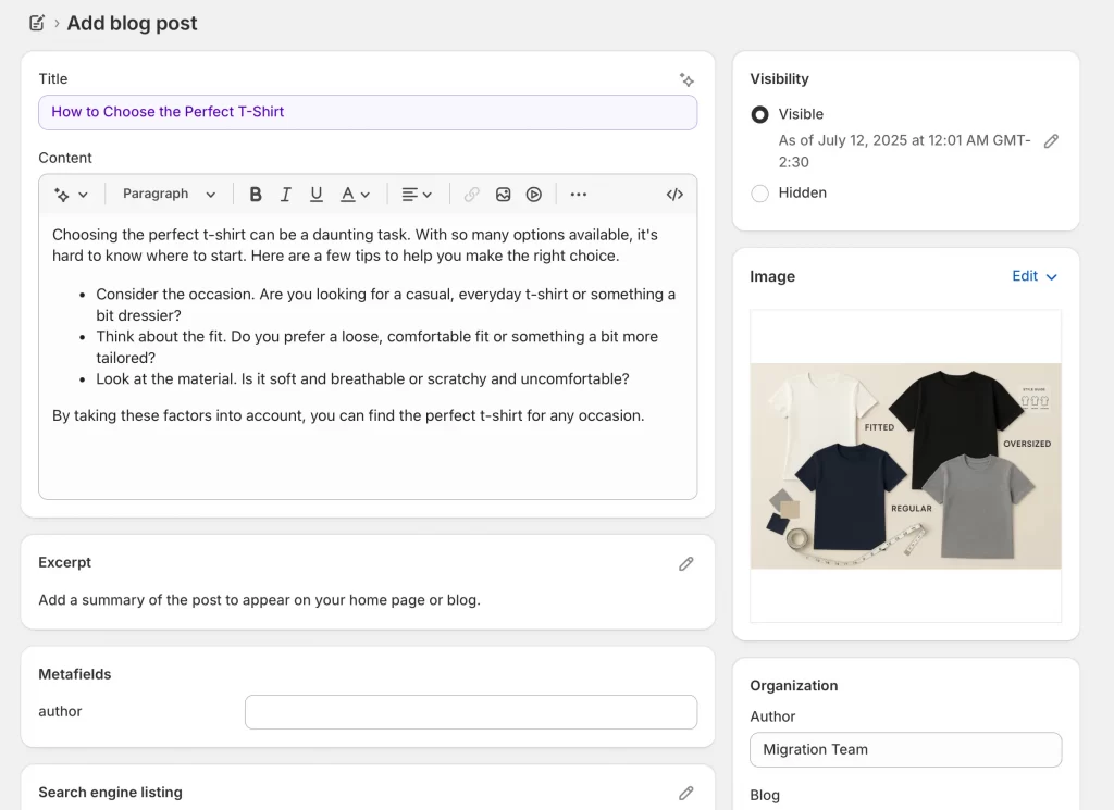 8 shopify blog
