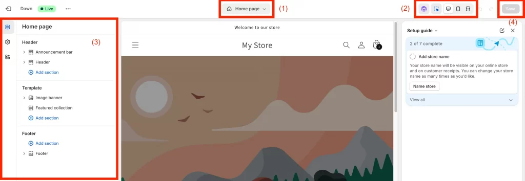 1 step 0 shopify theme editor fundamentals how to customize a shopify theme