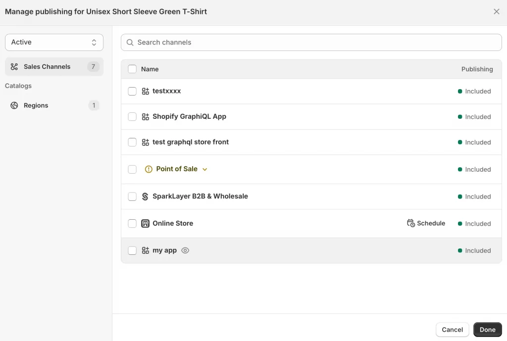 16 choose channel to publish