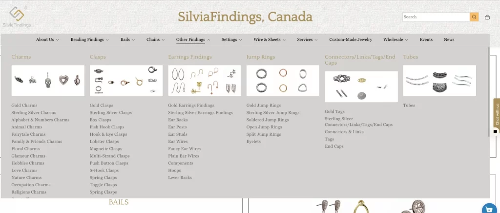 shopify mega menu