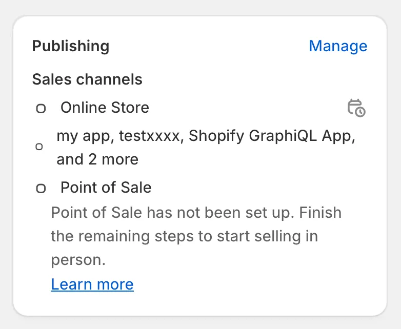 3 Choose Sales Channels to Publish