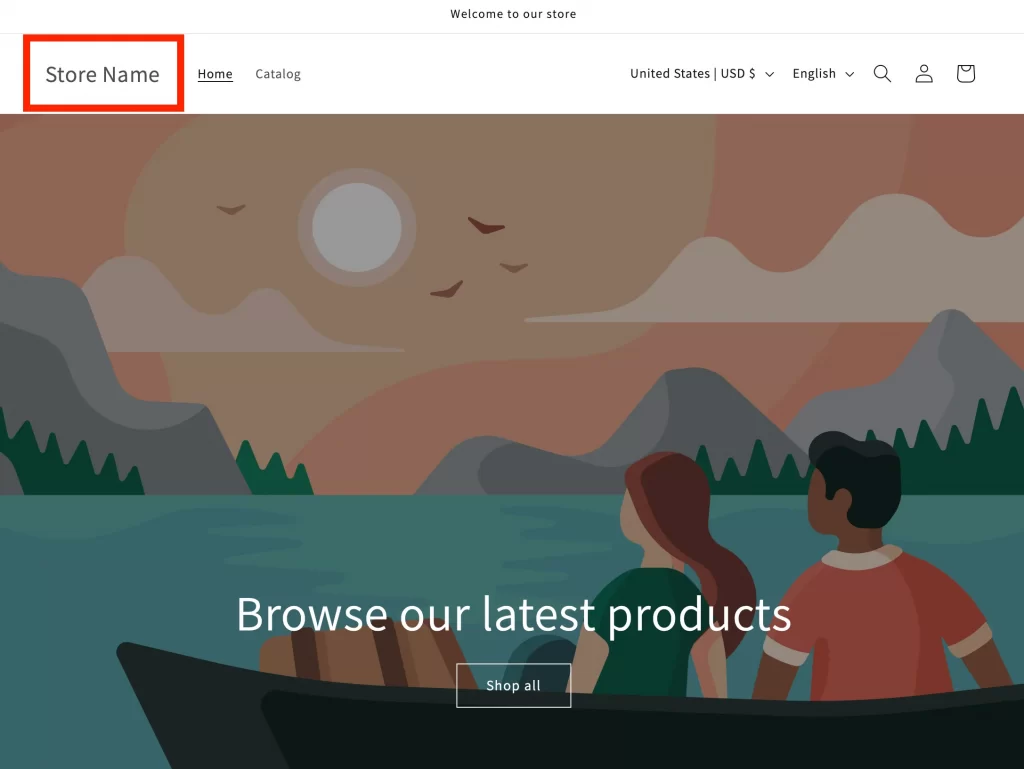 5 shopify store name appear
