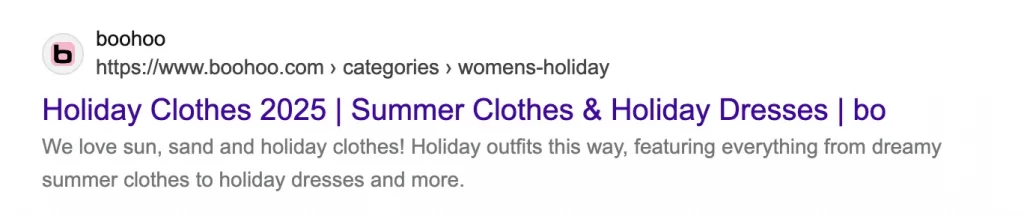 6 seasonal keywords in seo title