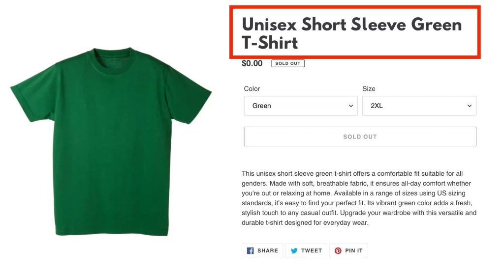 preview product page