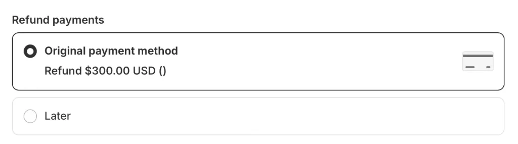 4 1 refund option