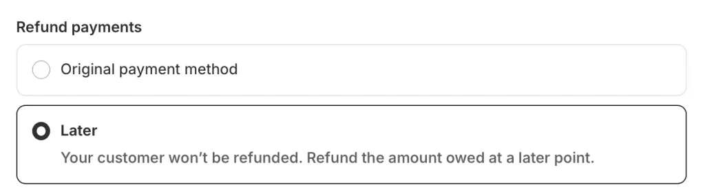 4 2 refund option