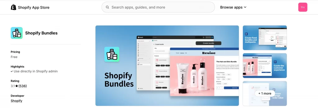 shopify bundles app