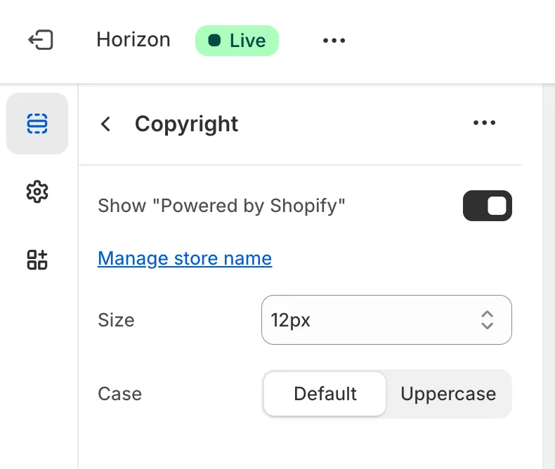 Turn off Show “Powered by Shopify” | How to remove Powered by Shopify