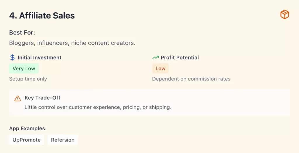 How to Sell on Shopify Without Inventory: Affiliate method