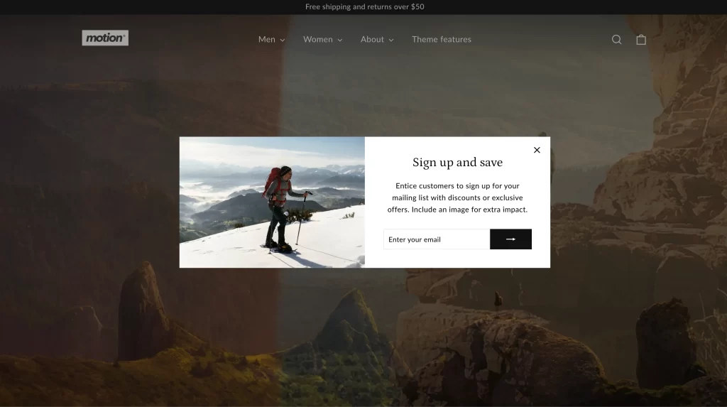 Motion shopify theme