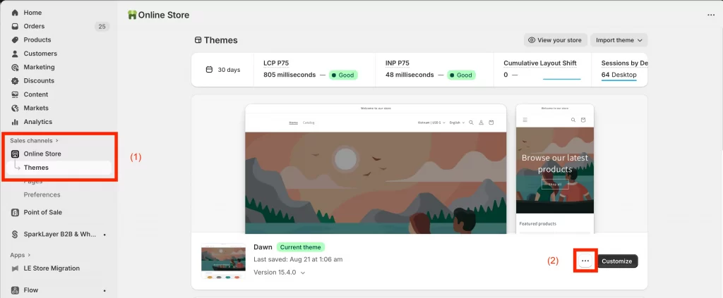 Online Store > Theme Shopify section | how to remove shipping calculated at checkout shopify