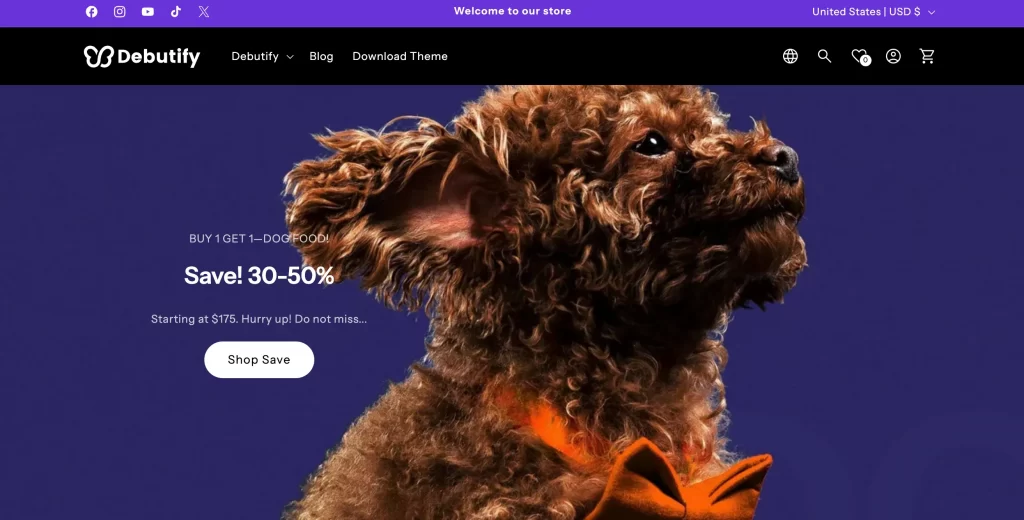 debutify shopify ai theme