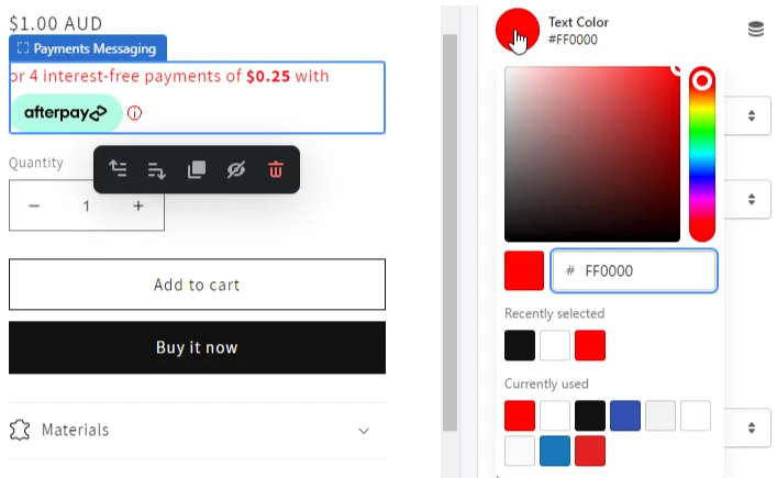Afterpay logo color
