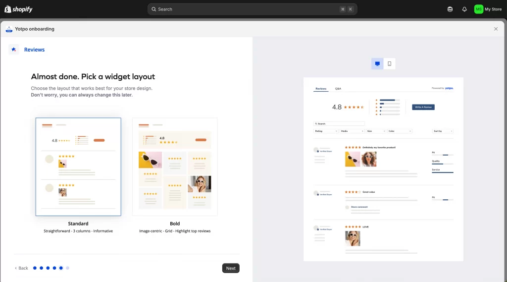 2 step 2 4 pick widget layout