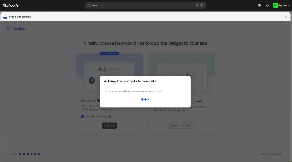2 step 2 5 finalize setup