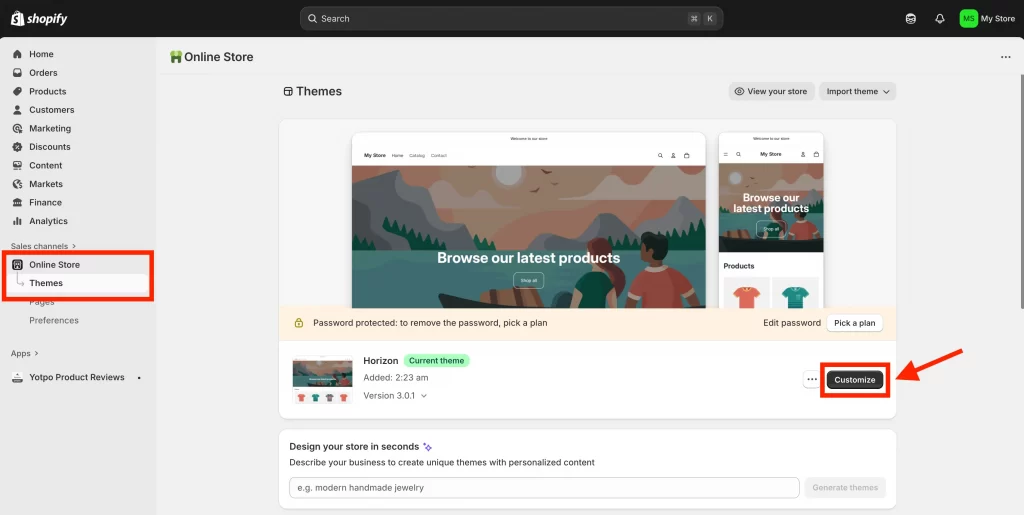 3 step 3 0 customize theme