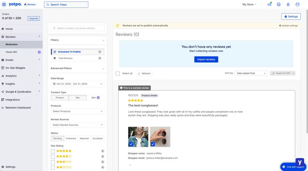 5 step 5 customize and manage review