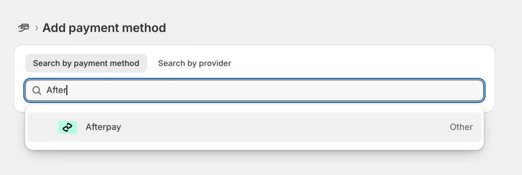 Search for Afterpay