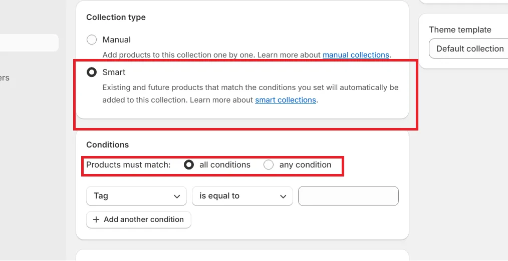 choose smart conditions to qualify