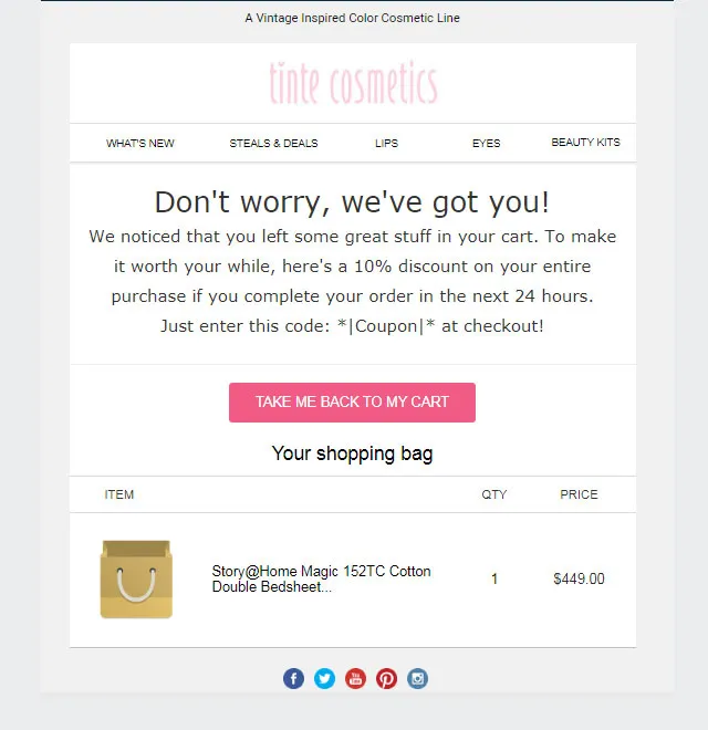 Offer a discount deal