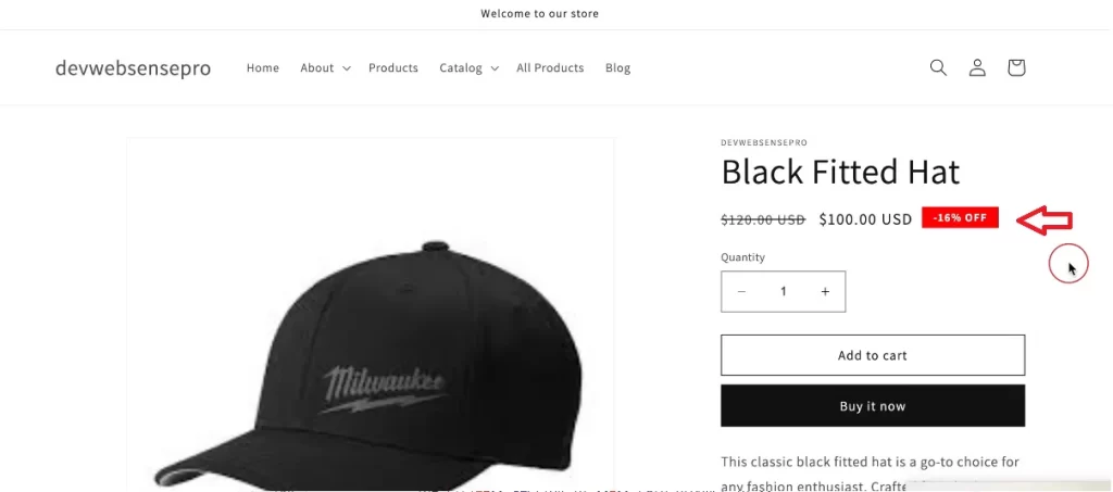 discount badge custom