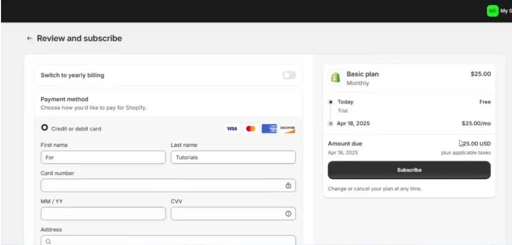 reactivate shopify store