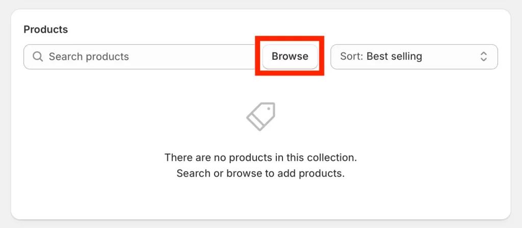 5 browse product for manual collection
