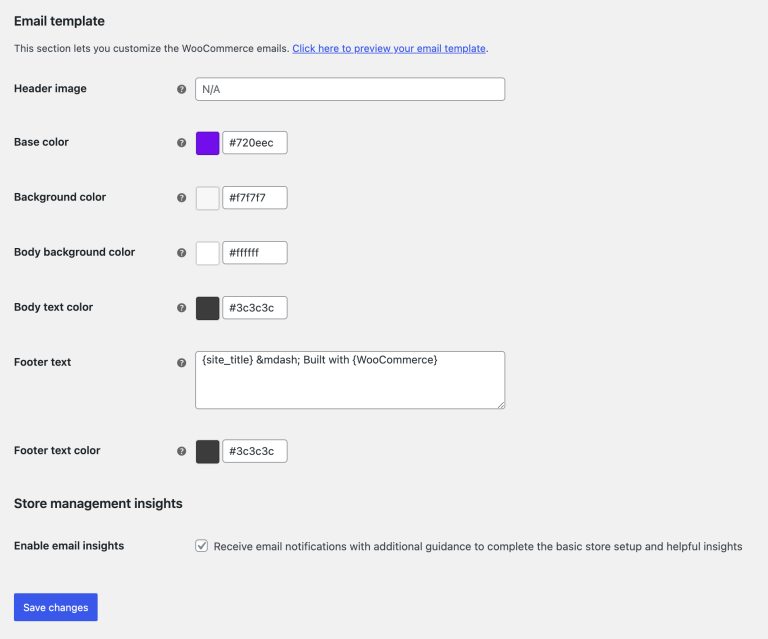 woocommerce email templates