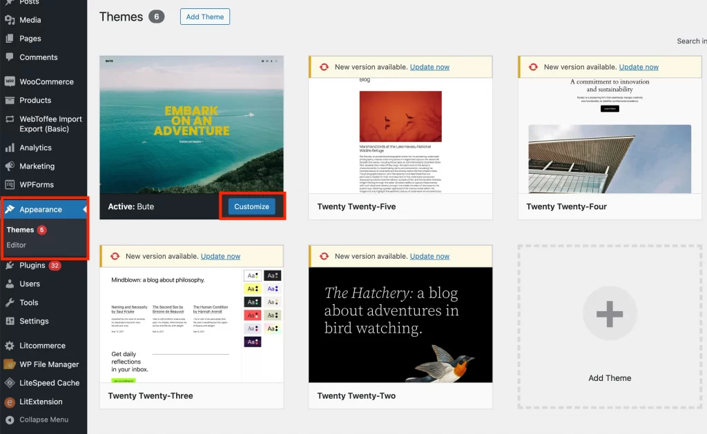 1 open the site editor